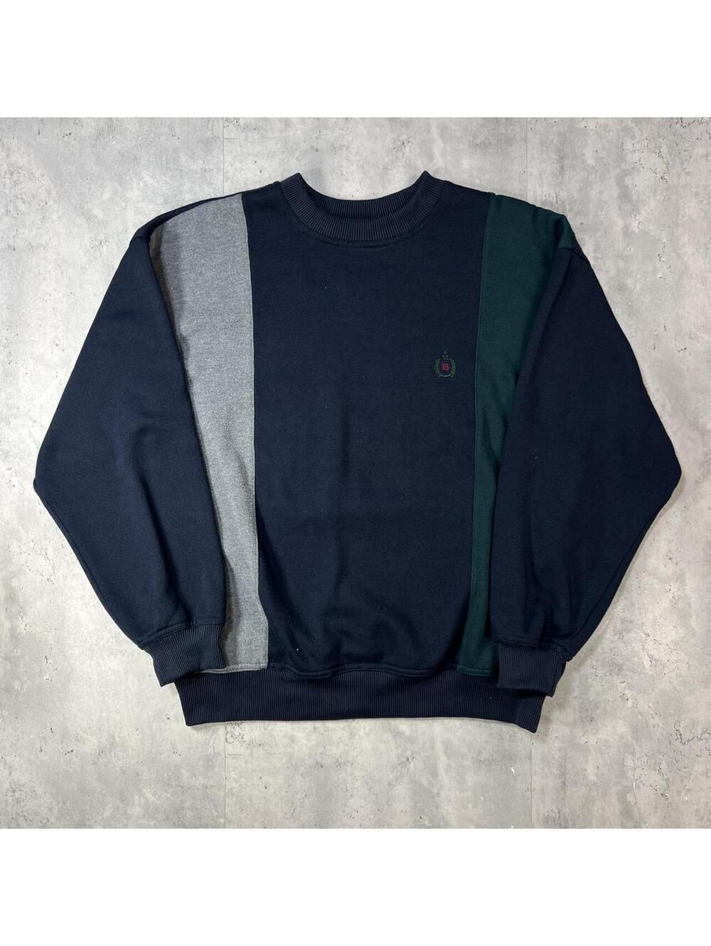 Vintage 90’s Navy Bugle Boy Grunge Knit Sweater
